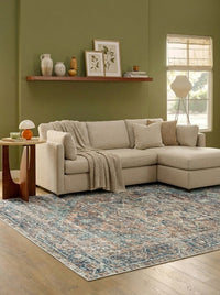 Vera - Teal & Tangerine Rug