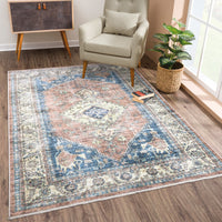Caria CR-11 Traditional Washable Rug | Non-Slip