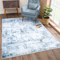 Caria CR-25 Modern Abstract Washable Rug | Non-Slip