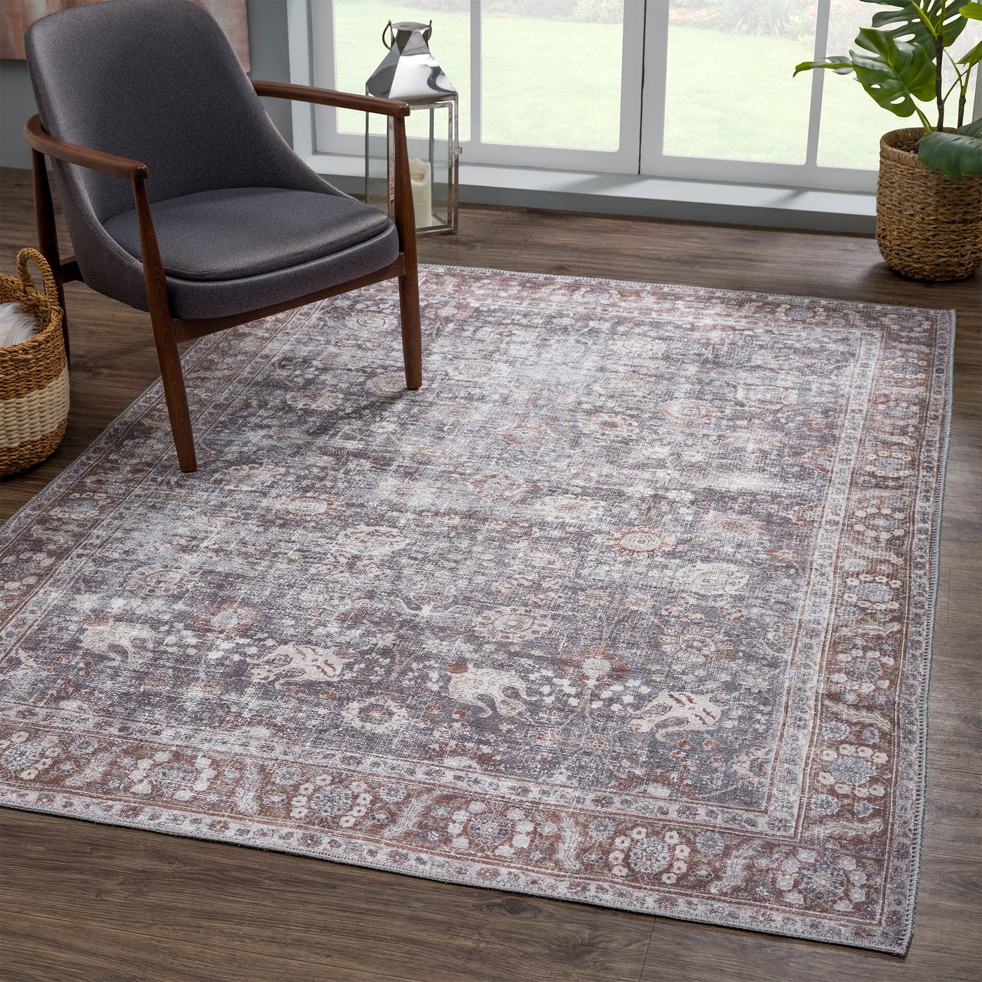 Ionia IO-06 Traditional Washable Rug