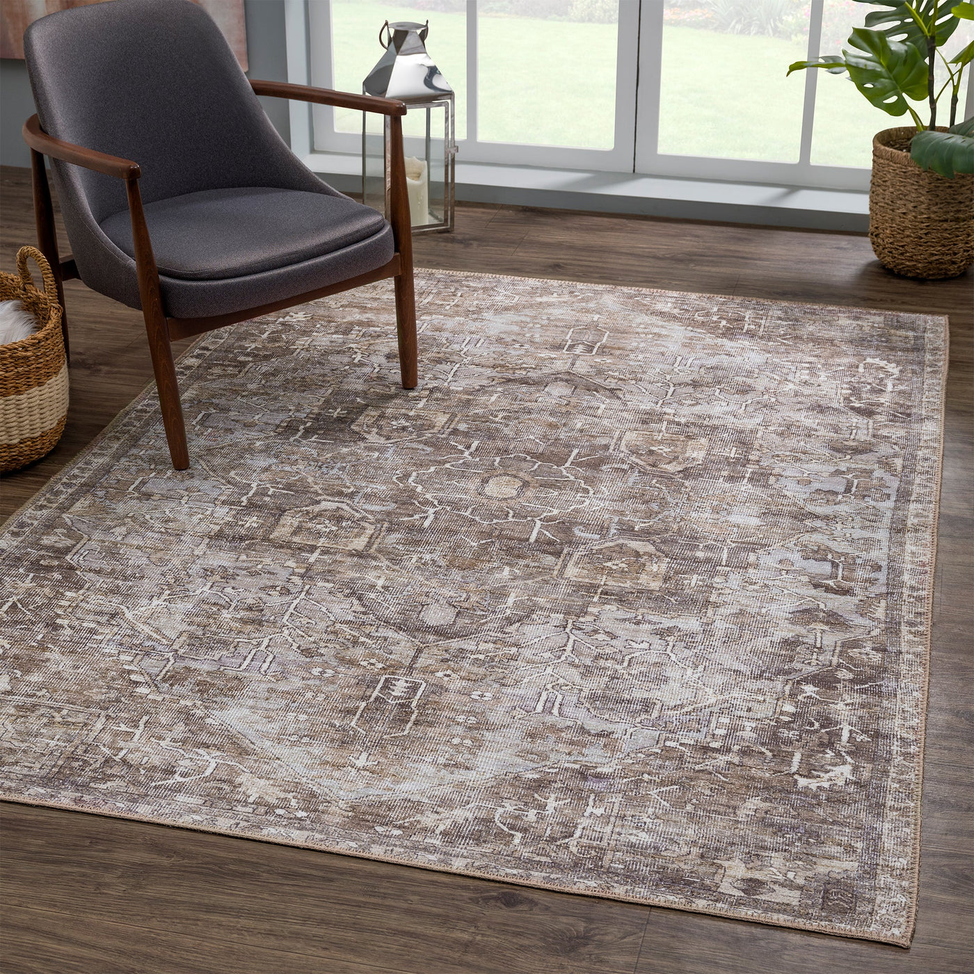 Ionia IO-07 Traditional Washable Rug