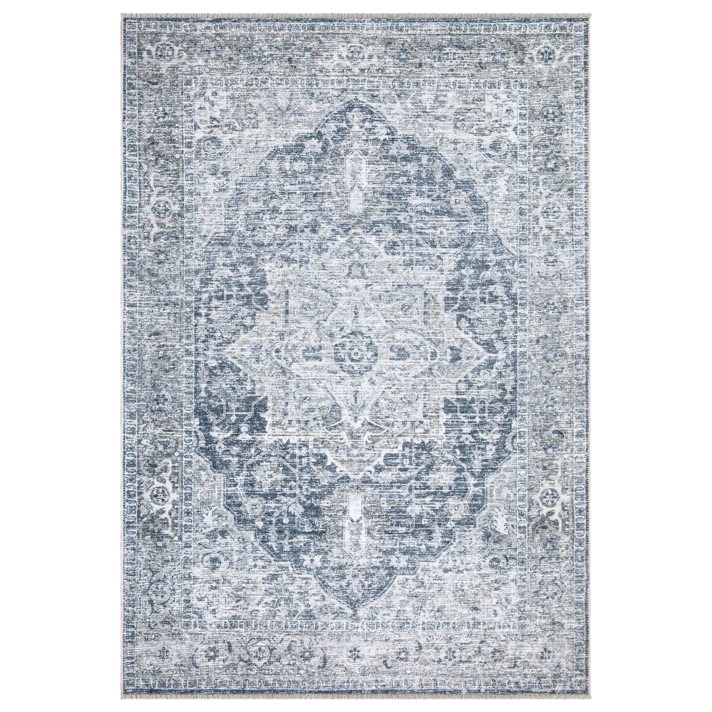 Caria CR-10 Traditional Washable Rug | Non-Slip