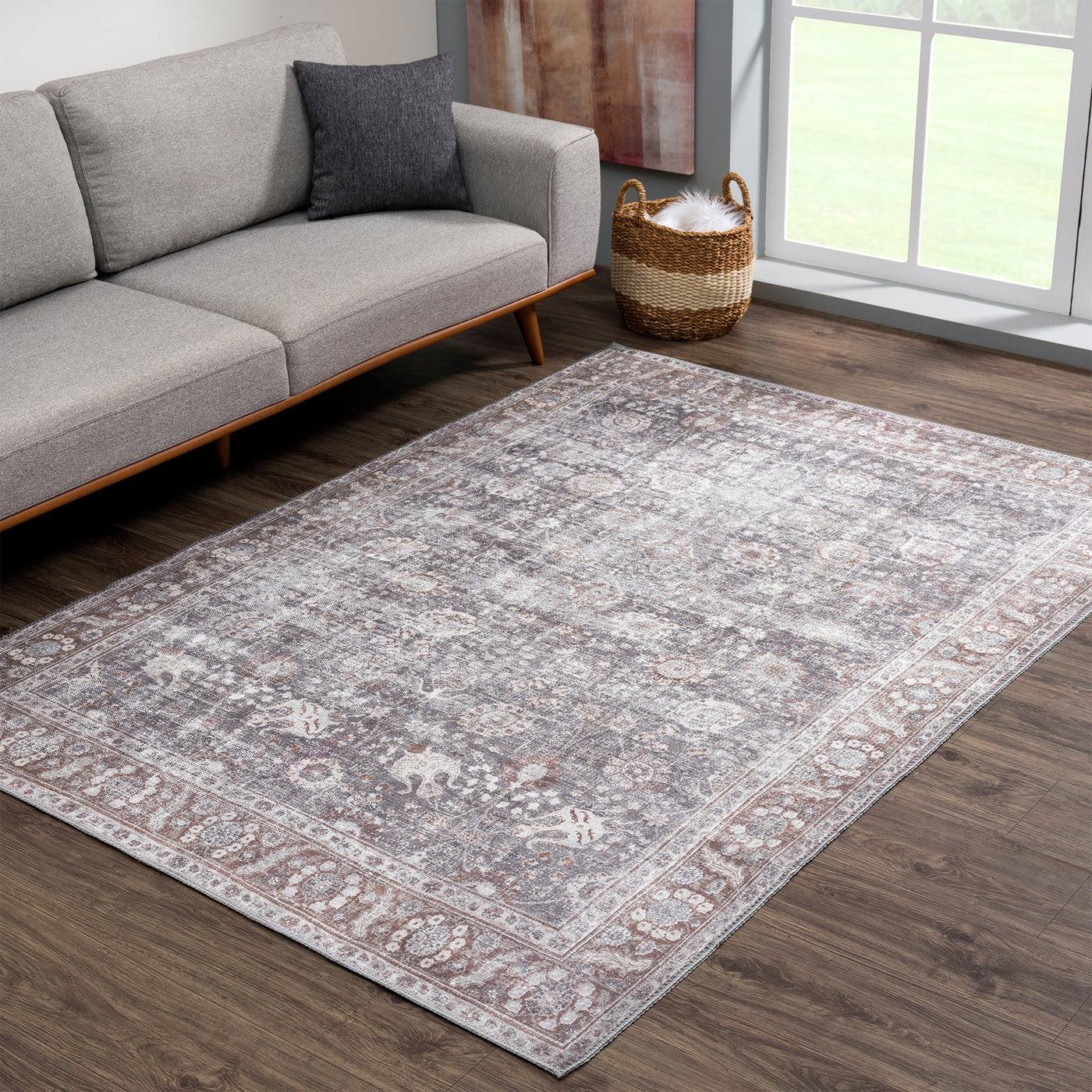 Ionia IO-06 Traditional Washable Rug