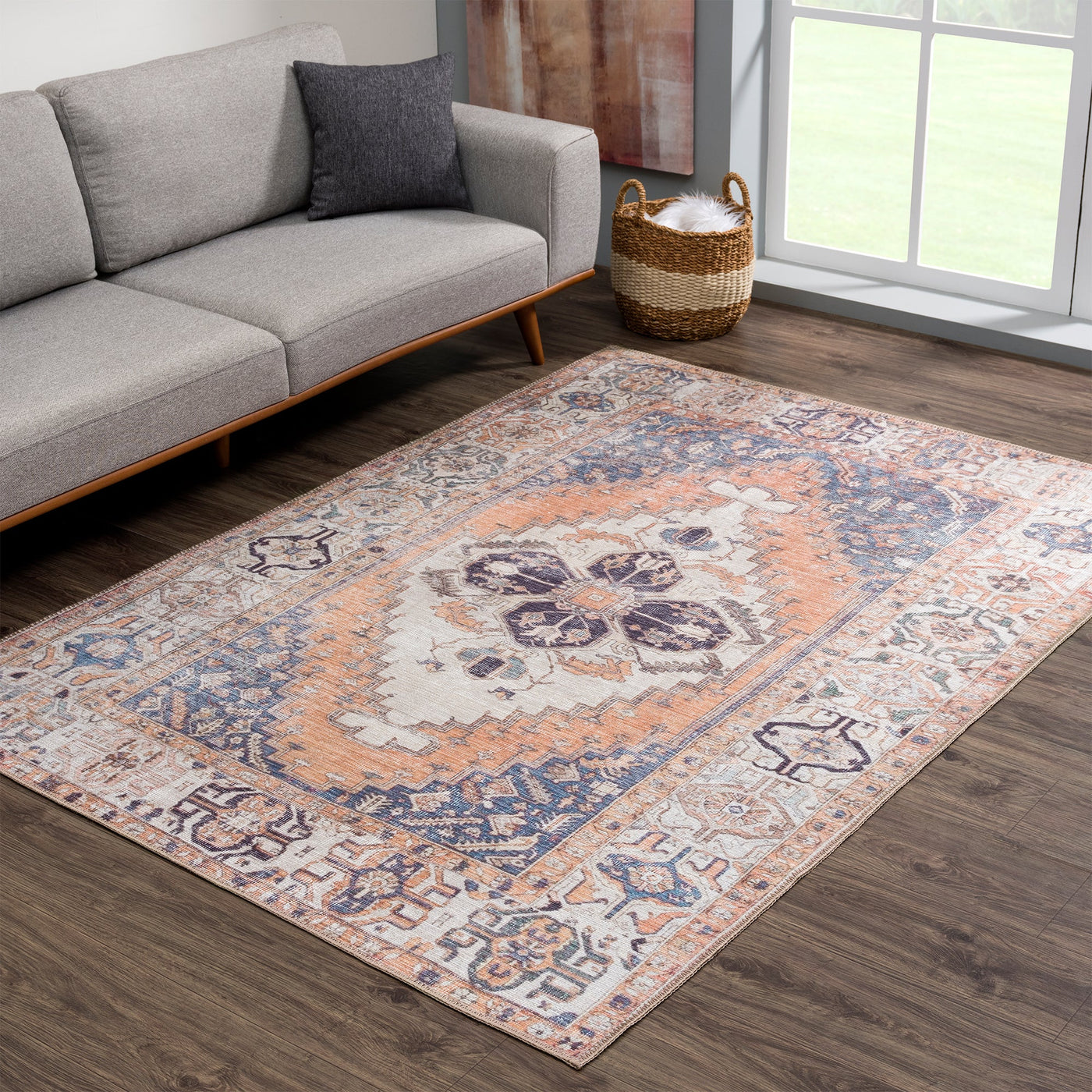 Ionia IO-09 Traditional Washable Rug