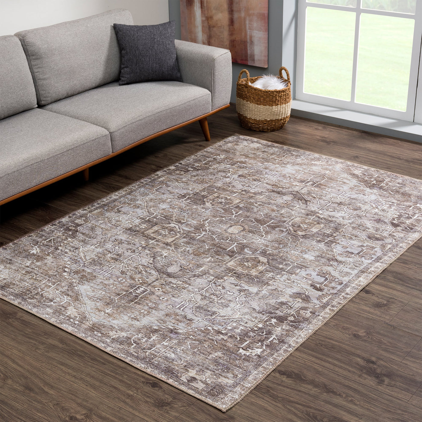 Ionia IO-07 Traditional Washable Rug
