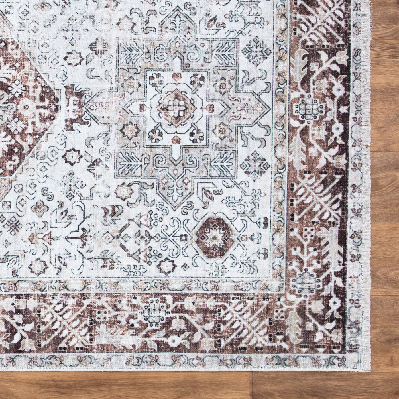 Caria CR-03 Traditional Persian Beige / Brown Rug