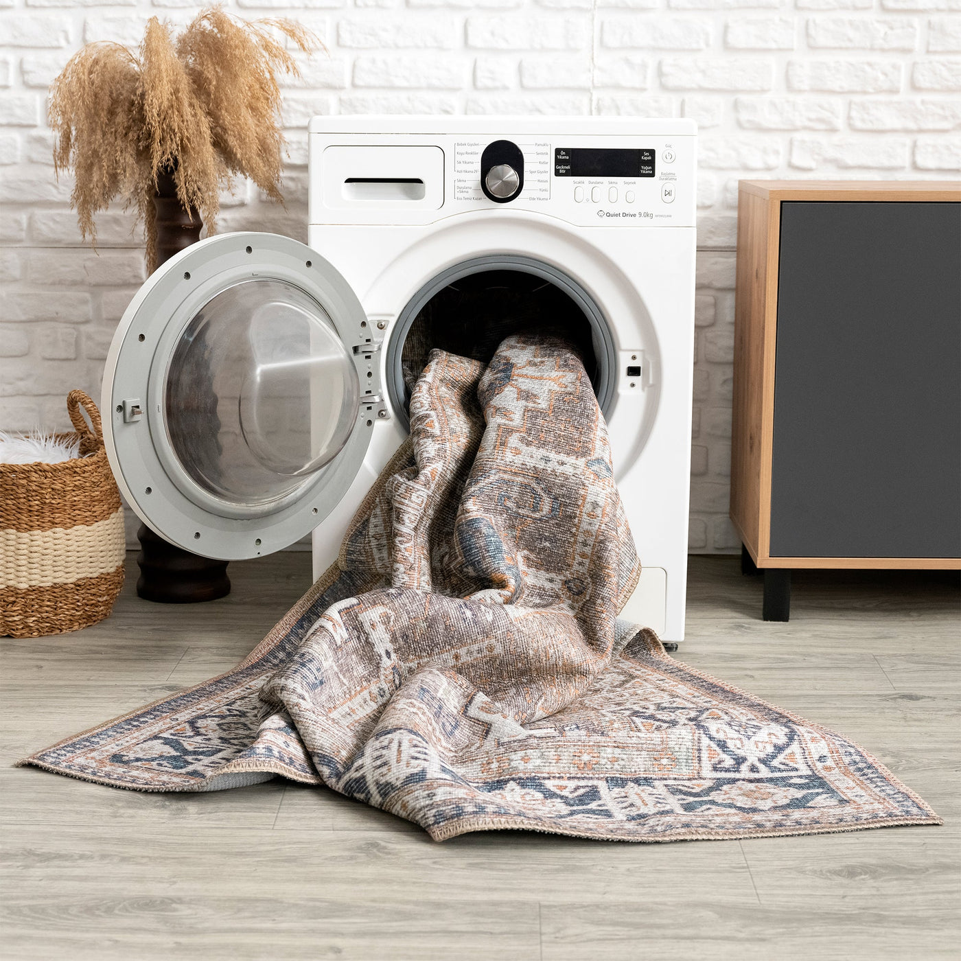 Ionia IO-10 Traditional Washable Rug
