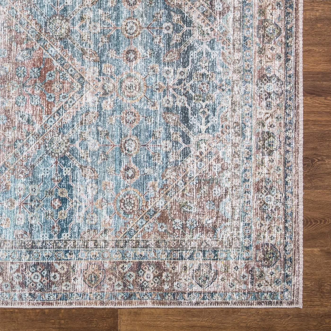 Caria CR-05 Traditional Washable Rug | Non-Slip