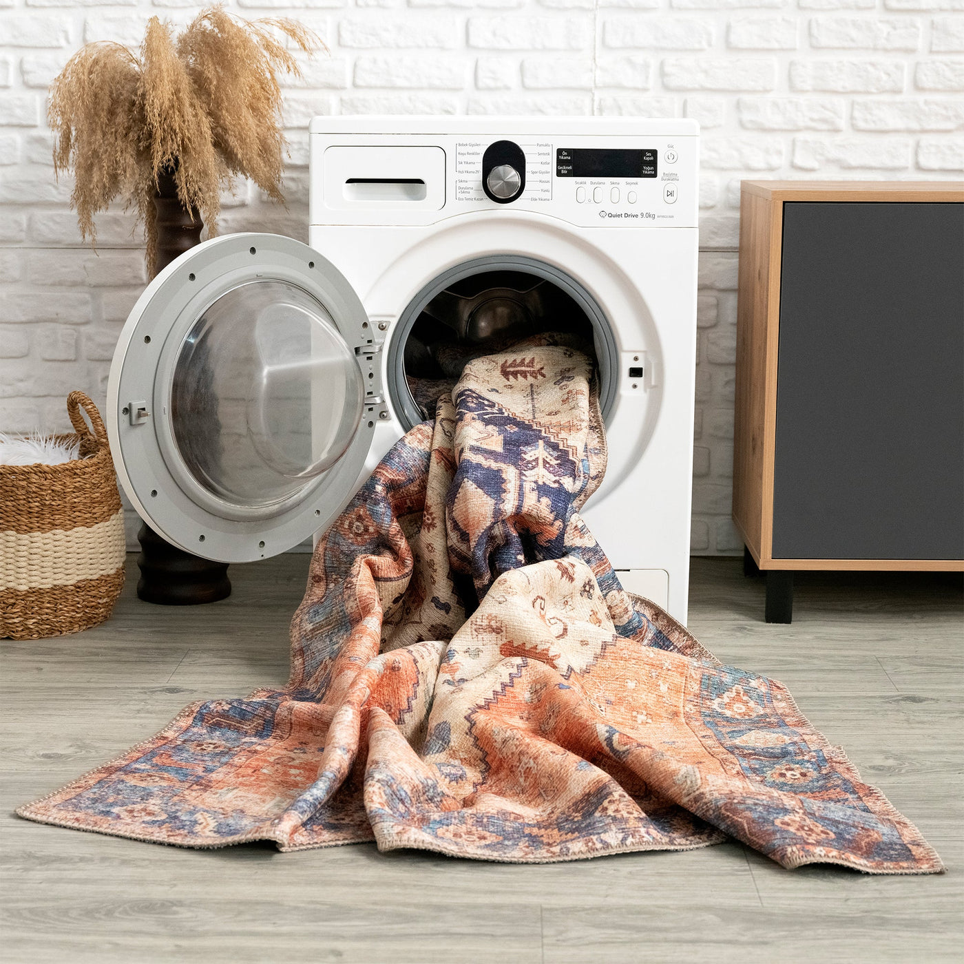 Ionia IO-01 Traditional Washable Rug