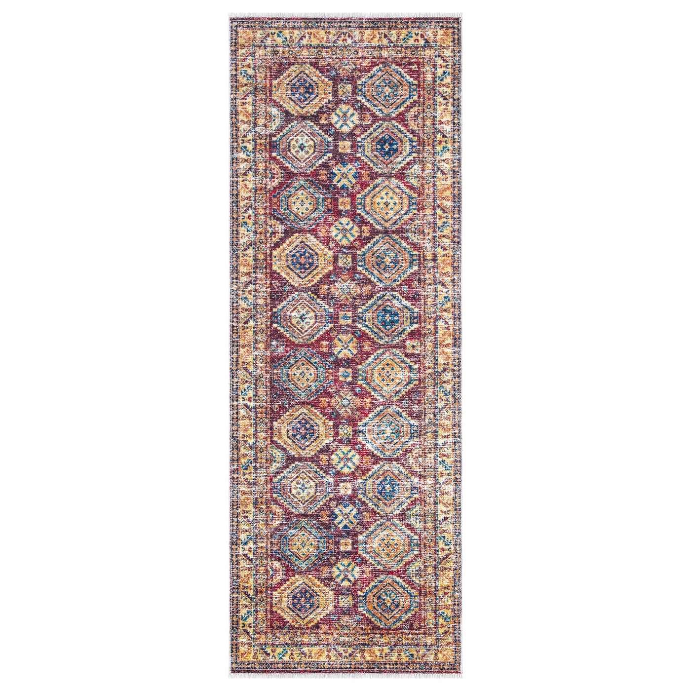 Caria CR-13 Traditional Washable Rug | Non-Slip