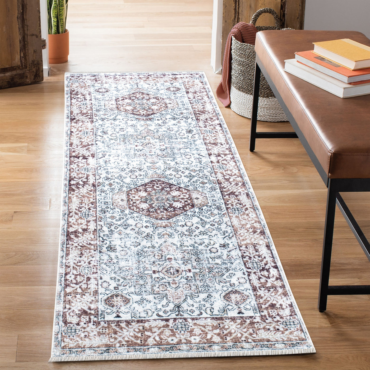 Caria CR-03 Traditional Persian Beige / Brown Rug