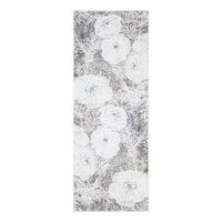 Ionia IO-33 Modern Floral Washable Rug | Non-Slip