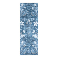 Caria CR-28 Floral Washable Rug | Non-Slip
