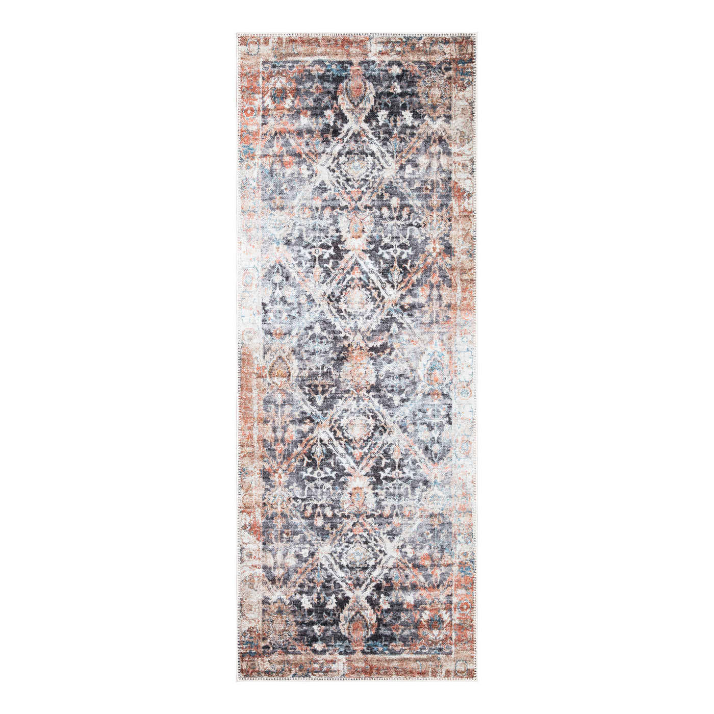 Ionia IO-34 Non-Slip Traditional Washable Rug | Non-Slip