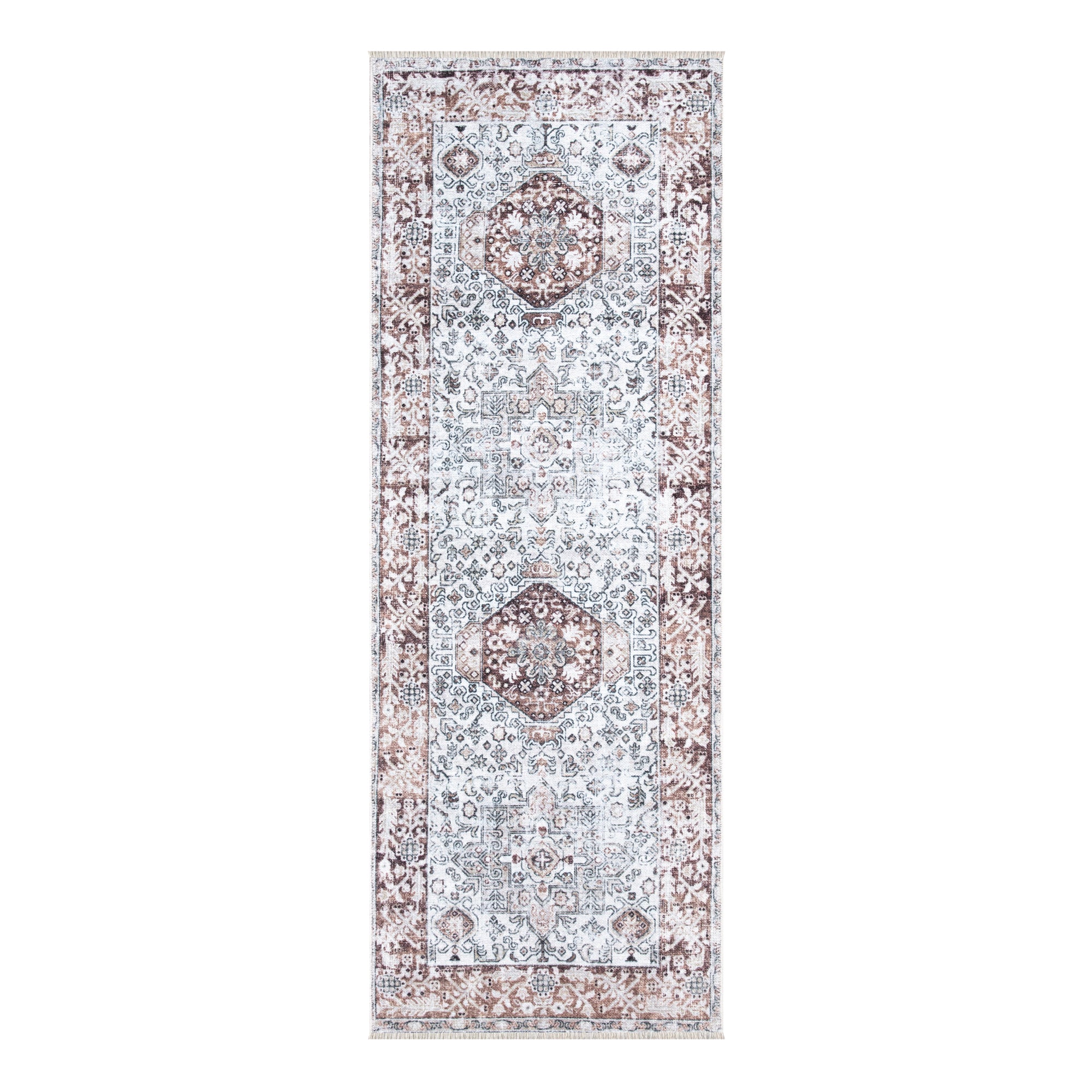 Traditional Persian Beige and Brown Rug – Bloom Rugs