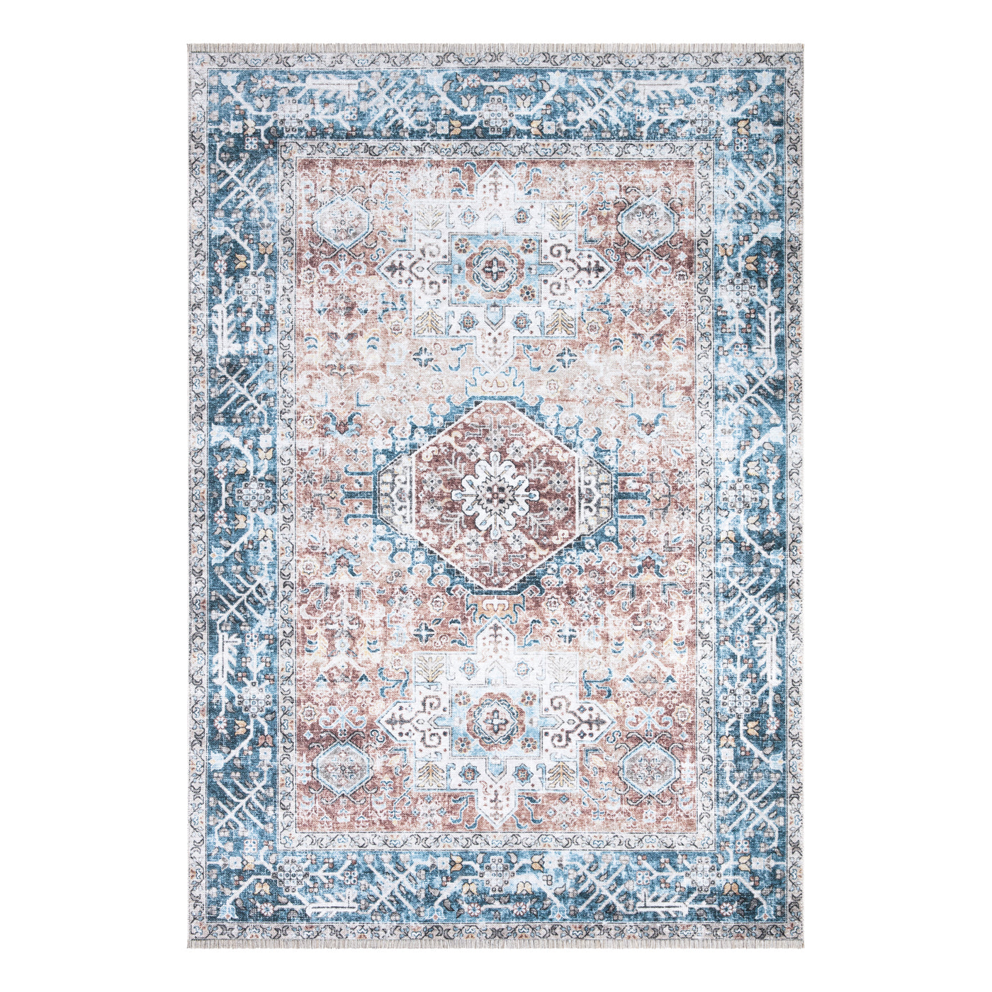 Caria CR-03 Traditional Persian Coral Rug