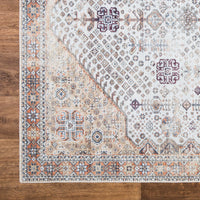 Ionia IO-40 Traditional Medallion Brown Rug