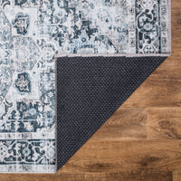 Caria CR-06 Traditional Persian Denim Blue Rug