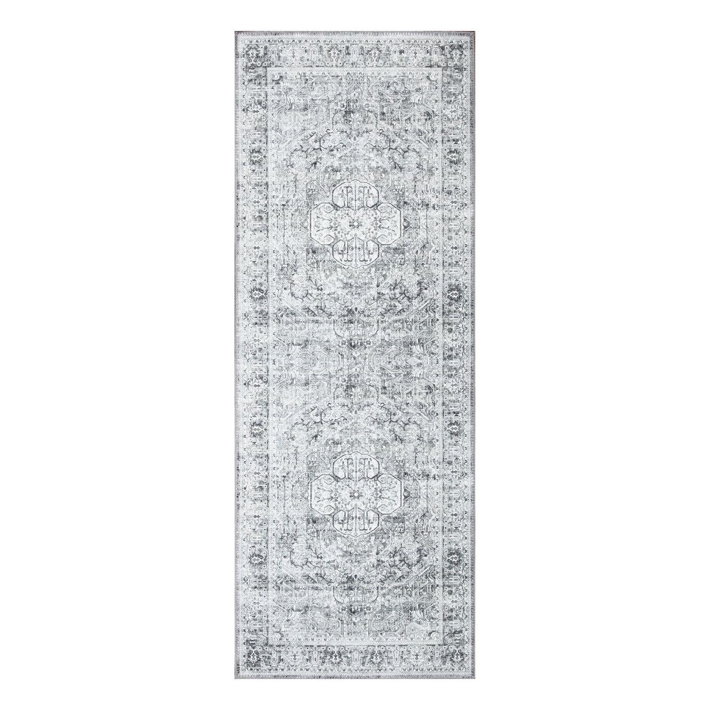 Ionia IO-43 Traditional Medallion Grey Rug
