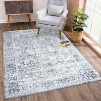 Ionia IO-43 Traditional Medallion Grey Rug