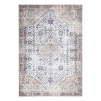 Ionia IO-40 Traditional Medallion Brown Rug
