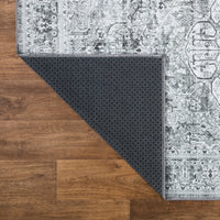 Ionia IO-43 Traditional Medallion Grey Rug