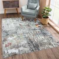 Ionia IO-20 Modern Abstract Washable Rug | Non-Slip