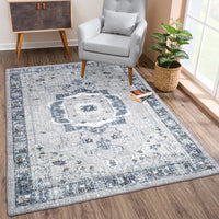 Ionia IO-42 Traditional Medallion Beige Rug