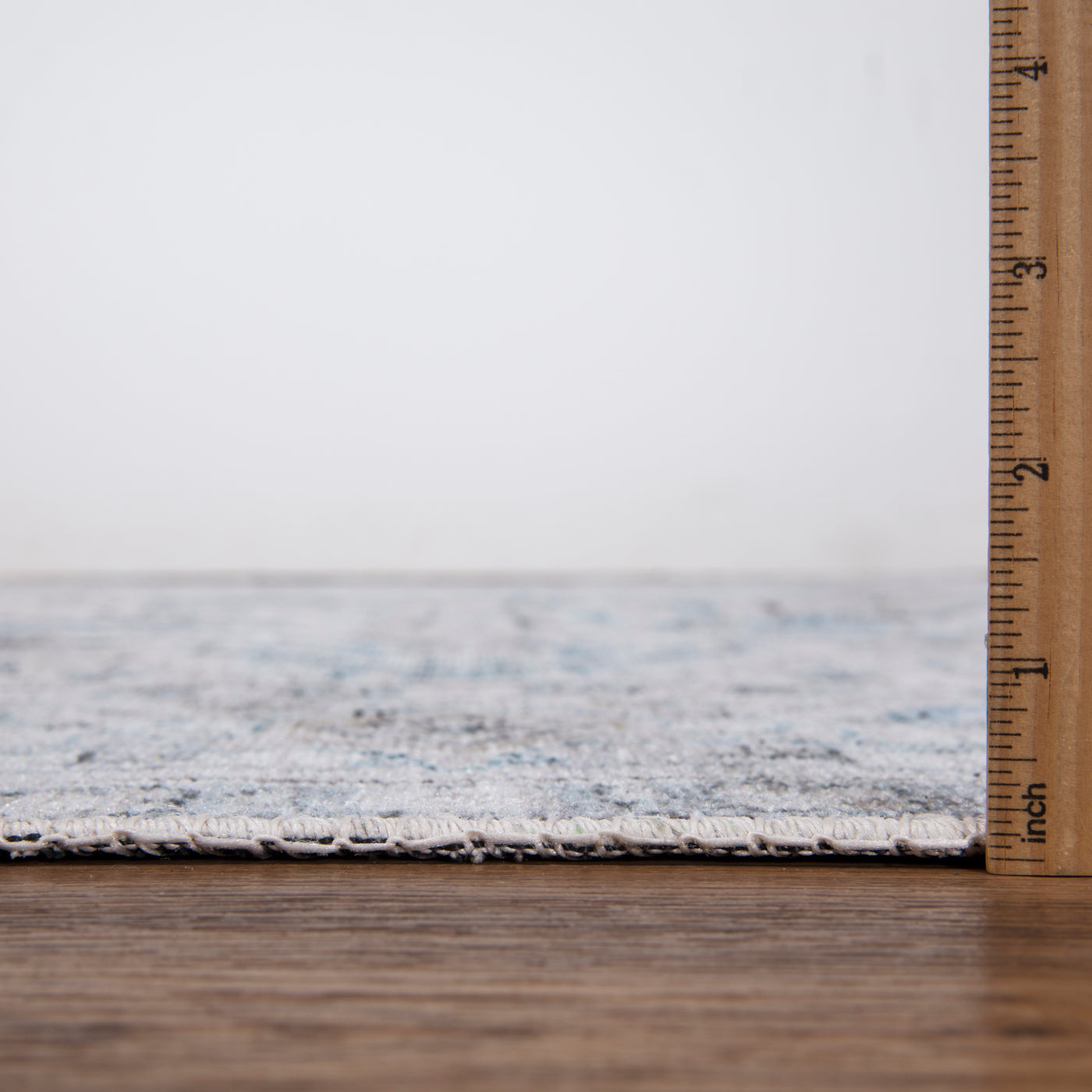 Caria CR-06 Traditional Persian Seashell / Teal Blue Rug