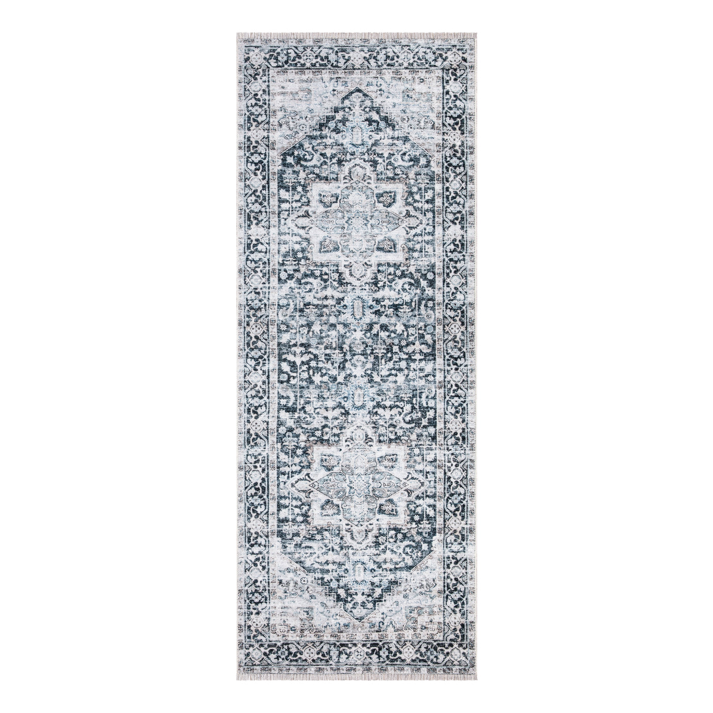 Caria CR-06 Traditional Persian Denim Blue Rug