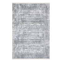 Caria CR-20 Geometric Washable Rug | Non-Slip