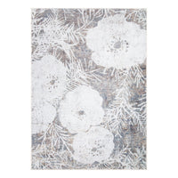 Ionia IO-33 Modern Floral Washable Rug | Non-Slip