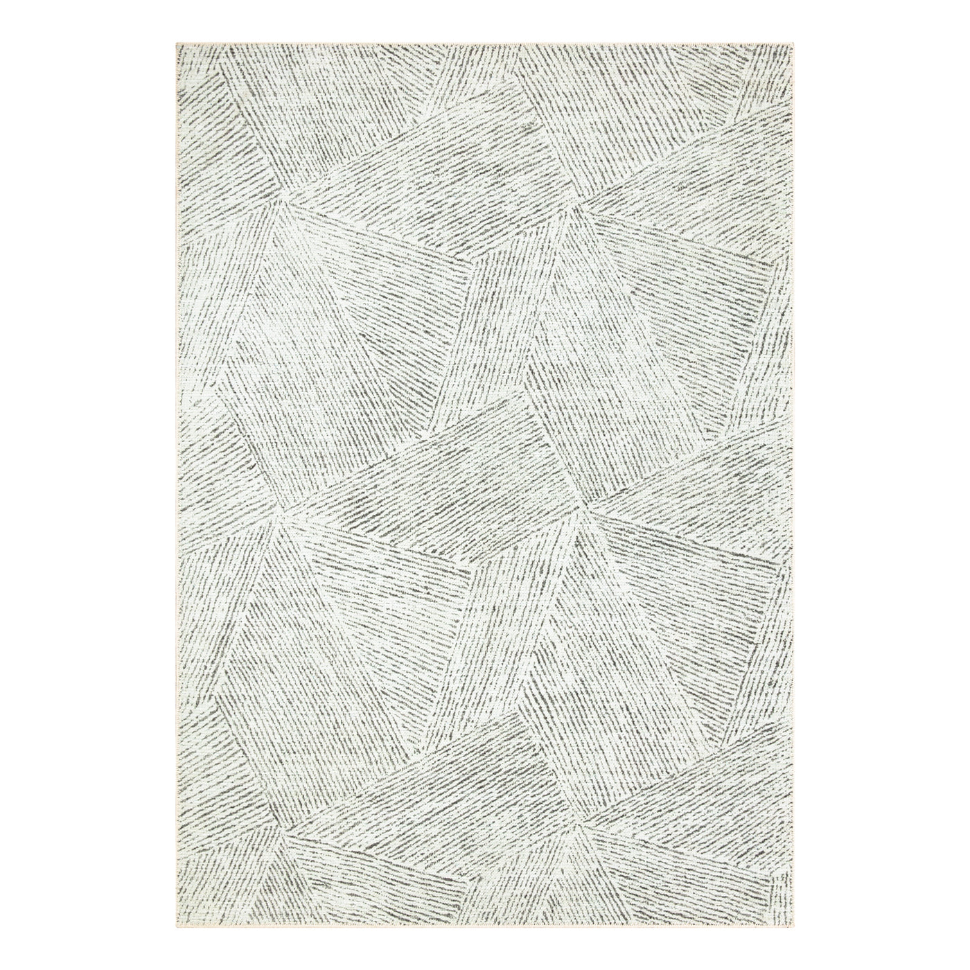 Ionia IO-15 Modern Geometric Washable Rug | Non-Slip