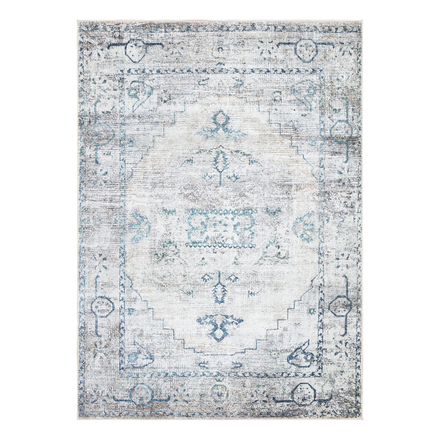 Ionia IO-31 Traditional Wahable Persian Rug | Non-Slip
