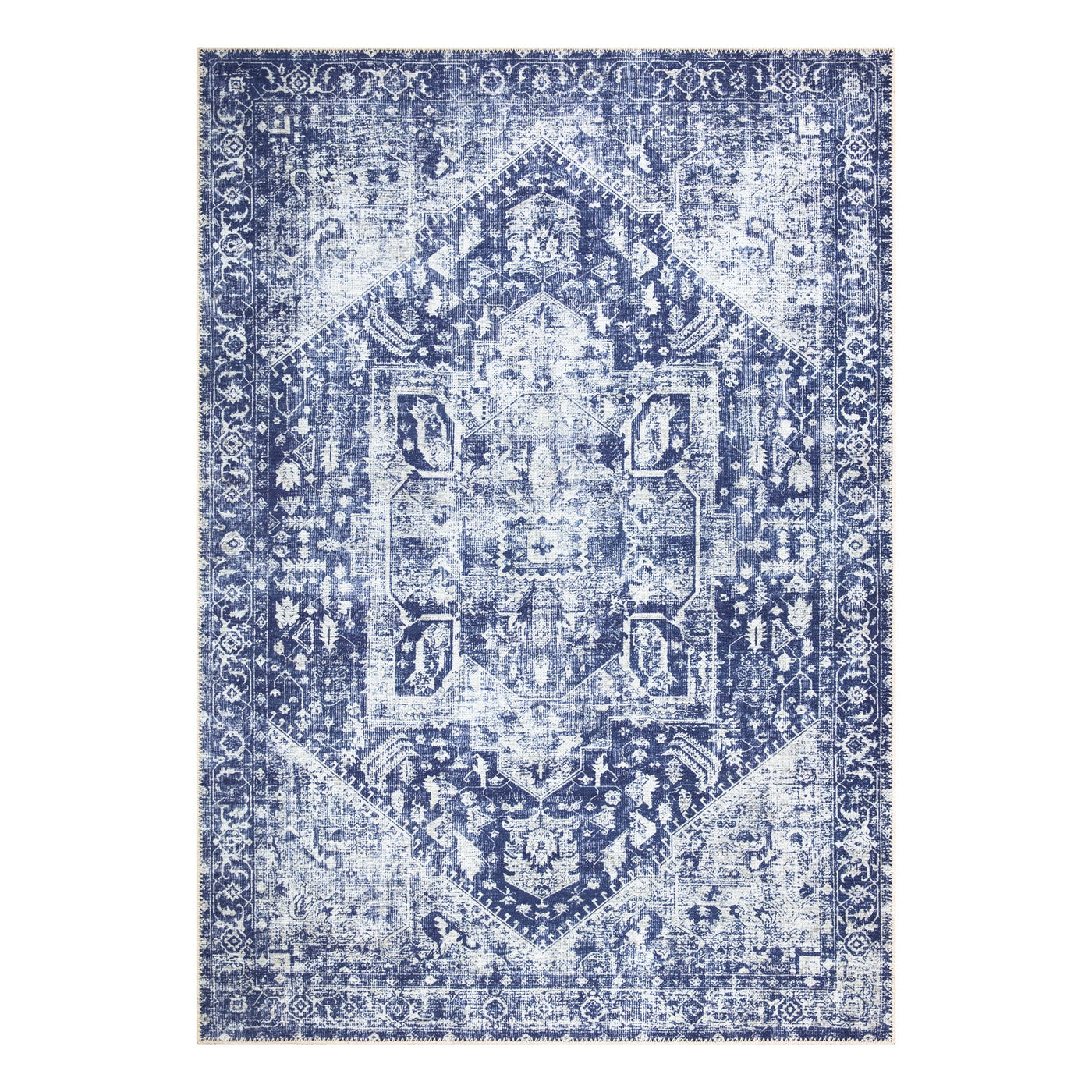 Ionia IO-23 Traditional Washable Rug | Non-Slip