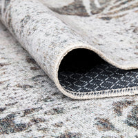 Ionia IO-33 Modern Floral Washable Rug | Non-Slip