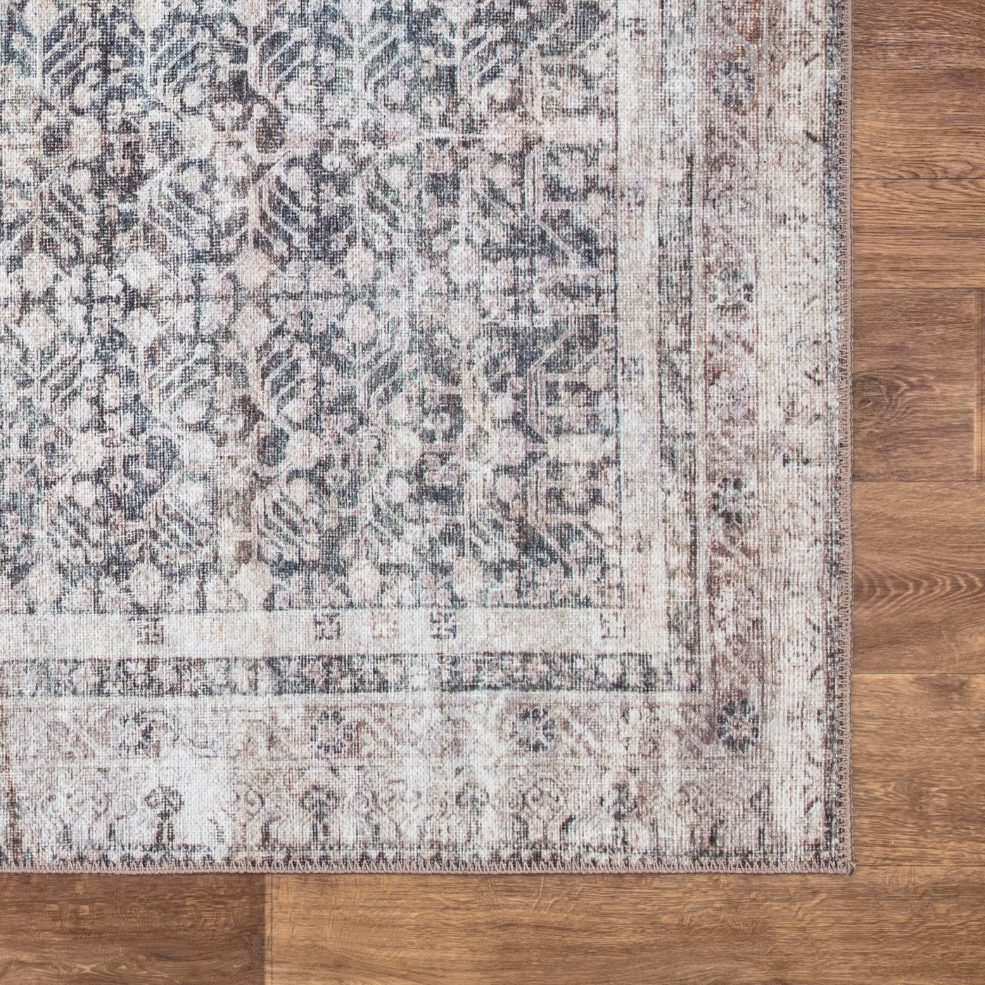 Ionia IO-36 Traditional Washable Rug | Non-Slip