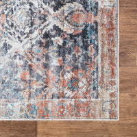 Ionia IO-34 Non-Slip Traditional Washable Rug | Non-Slip