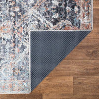 Ionia IO-34 Non-Slip Traditional Washable Rug | Non-Slip