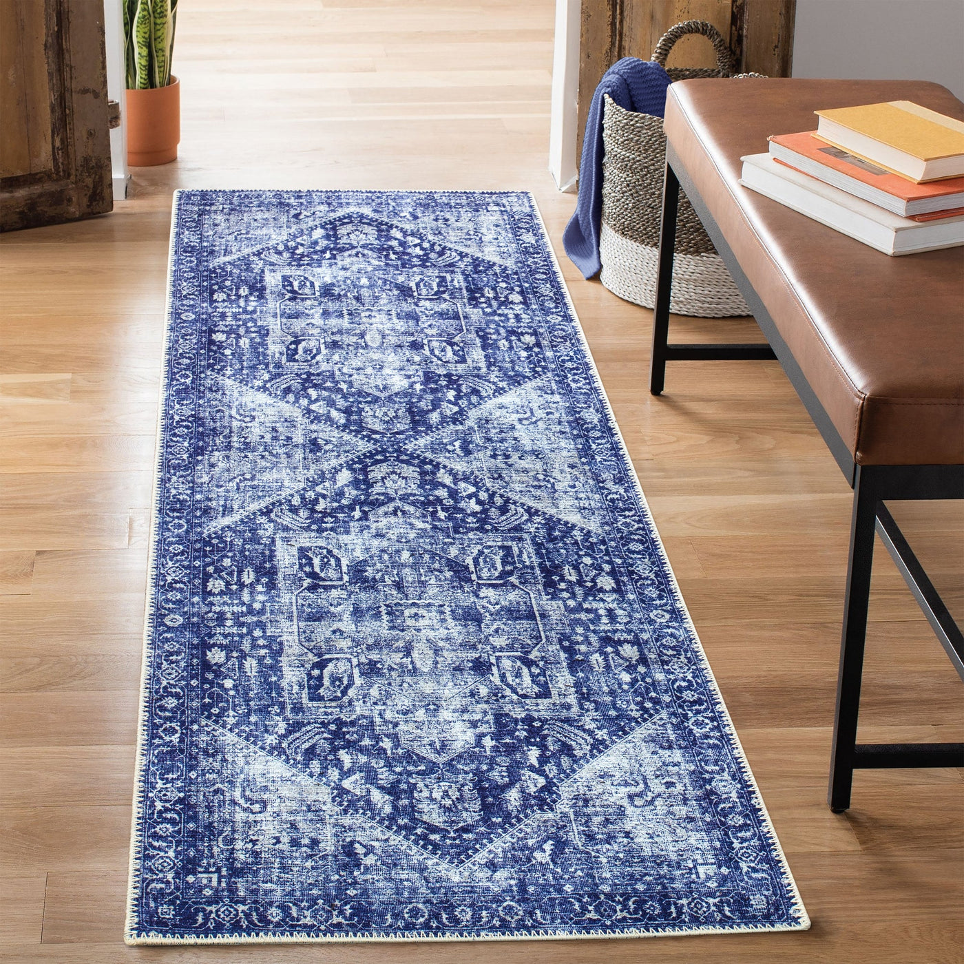 Ionia IO-23 Traditional Washable Rug | Non-Slip