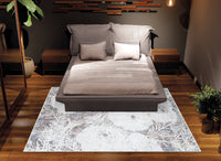 Ionia IO-33 Modern Floral Washable Rug | Non-Slip