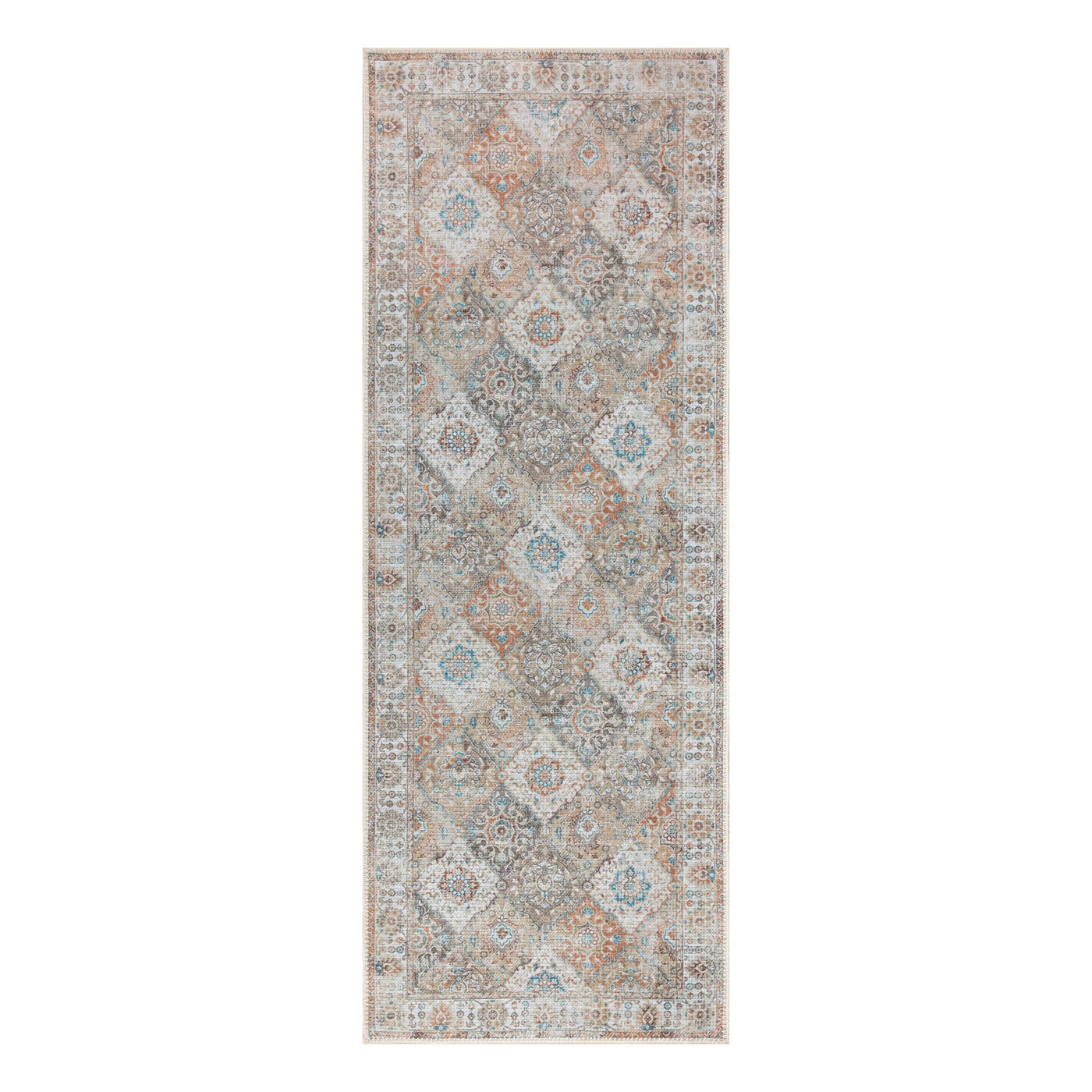Ionia IO-13 Traditional Washable Rug | Non-Slip