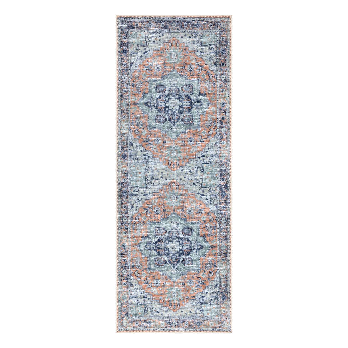 Ionia IO-12 Traditional Washable Rug | Non-Slip