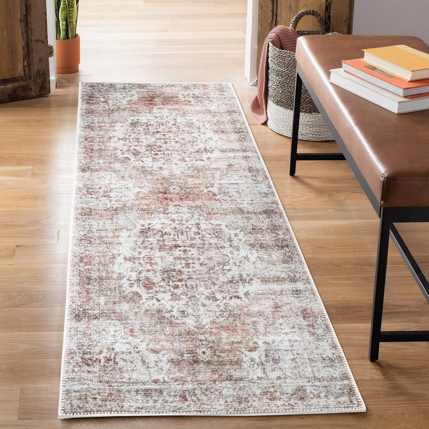 Ionia IO-26 Traditional Washable Rug | Non-Slip