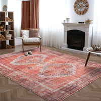 Ionia IO-65 Traditional Medallion Pink Rug
