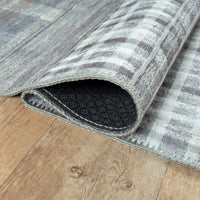 Ionia IO-54 Striped Grey Rug