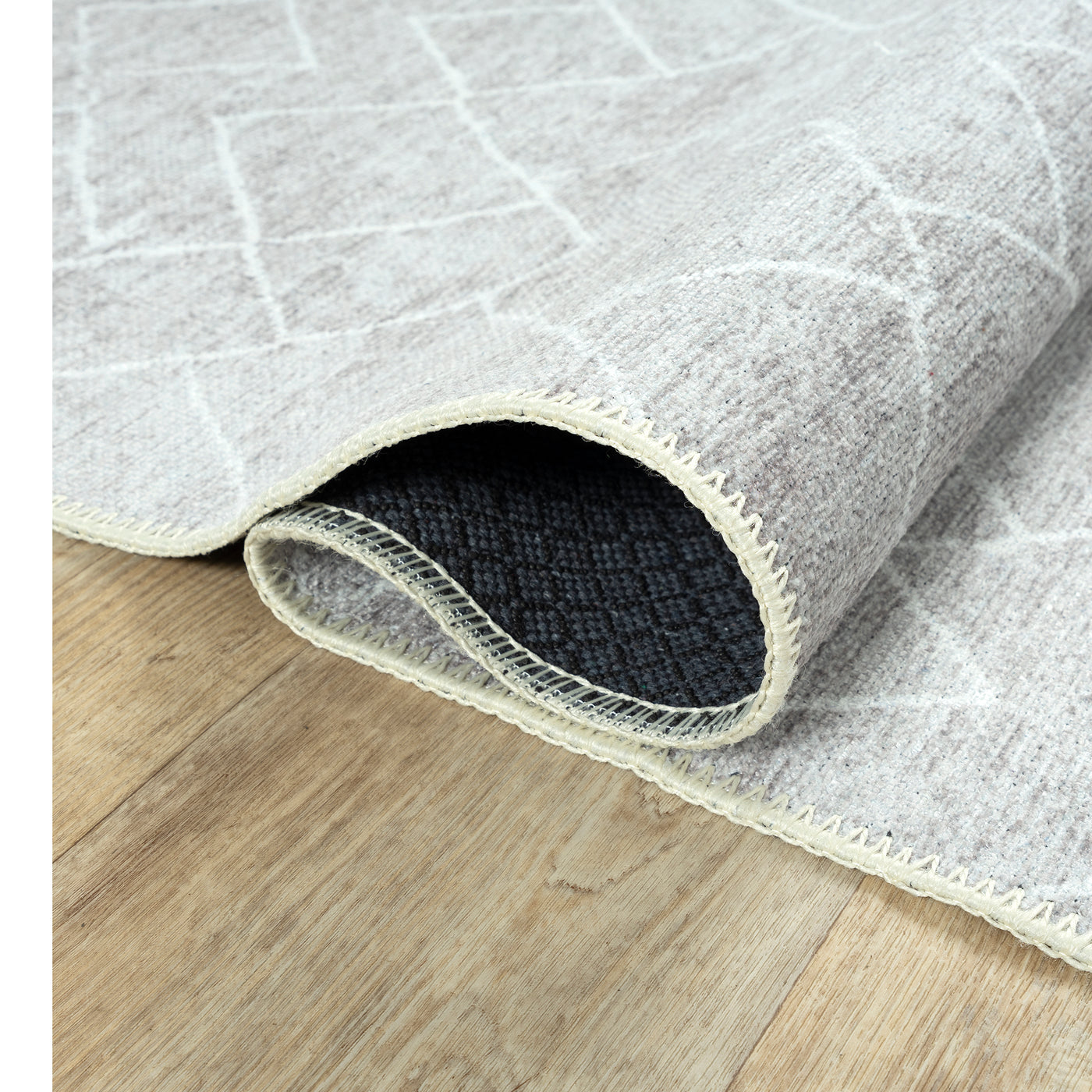 Ionia IO-53 Striped Grey Rug