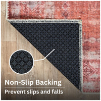Ionia IO-65 Traditional Medallion Pink Rug