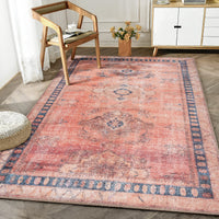 Ionia IO-56 Traditional Bordered Peach Rug