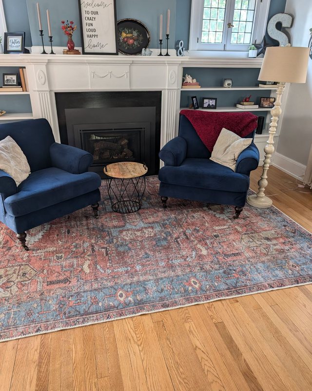 Customer photo: Lucia rug in a living room